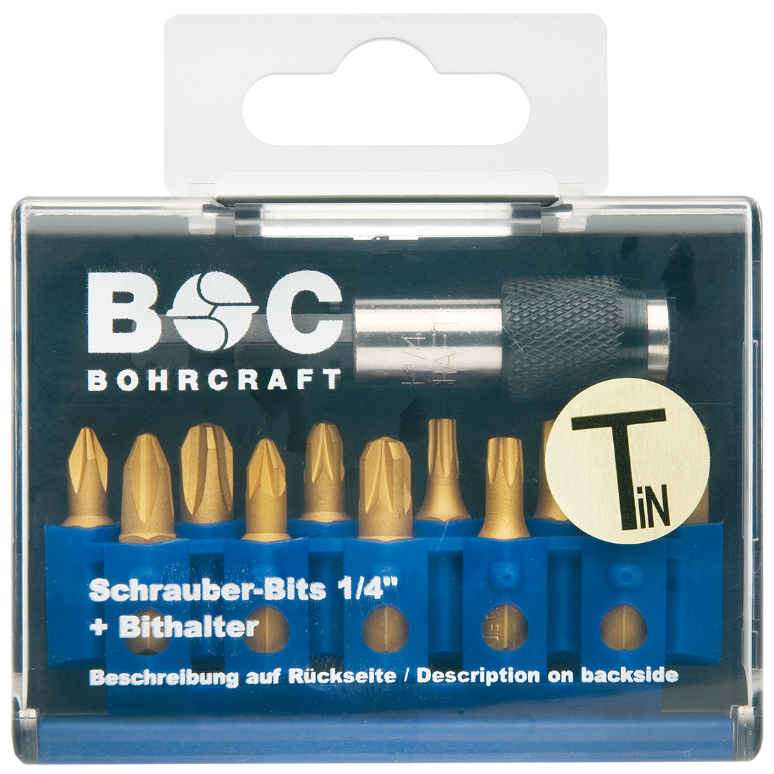 Schrauber-Bits 1/4" Schaft, TiN, in Mini Box12-tlg. PH 1-3/PZ 1-3/Torx 15-40  / PB 12 TiN-2
