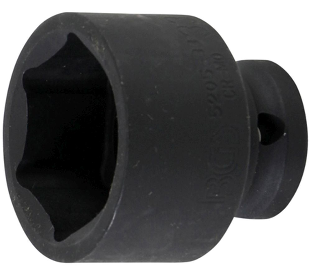 BGS Kraft-Steckschlüssel-Einsatz Sechskant | Antrieb Innenvierkant 12,5 mm (1/2") | SW 33 mm