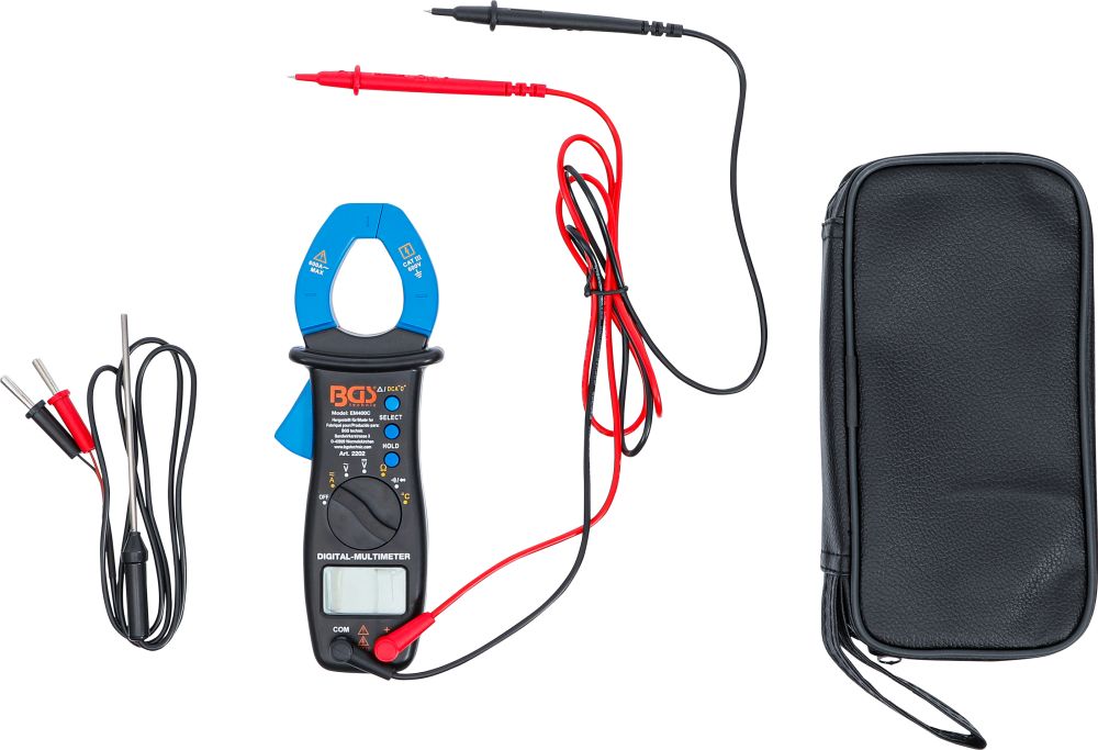 BGS Digital-Multimeter mit Zange für Gleich- und Wechselstrom