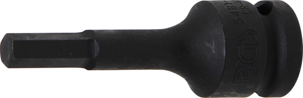BGS Kraft-Bit-Einsatz | Länge 75 mm | Antrieb Innenvierkant 12,5 mm (1/2") | Innensechskant 8 mm