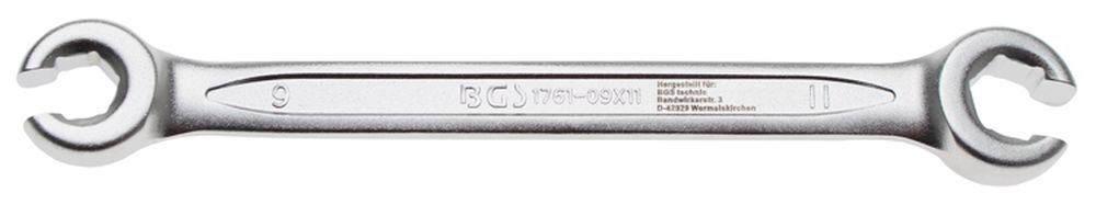BGS Offener Doppel-Ringschlüssel | SW 9 x 11 mm